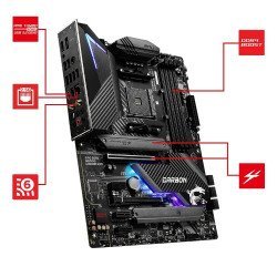 MSI MPG B550 GAMING CARBON WIFI AMD Motherboard MSI MPG B550 GAMING CARBON WIFI AMD Motherboard