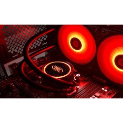 Deepcool GAMMAXX L240T Red All In One Liquid CPU Cooler Deepcool GAMMAXX L240T Red All In One Liquid CPU Cooler