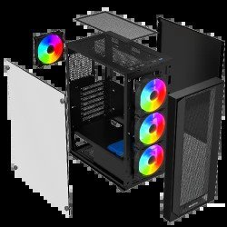 MaxGreen 2605 Mid-Tower ARGB ATX Gaming Case MaxGreen 2605 Mid-Tower ARGB ATX Gaming Case