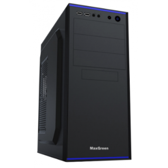 MaxGreen 5902 Blue ATX Casing With PSU