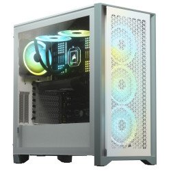 Corsair 4000D AIRFLOW Tempered Glass Mid-Tower ATX Casing White Corsair 4000D AIRFLOW Tempered Glass Mid-Tower ATX Casing White