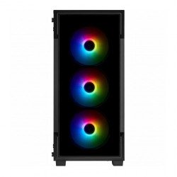 Corsair iCUE 220T RGB Tempered Glass Mid-Tower Smart Case -Black Corsair iCUE 220T RGB Tempered Glass Mid-Tower Smart Case -Black