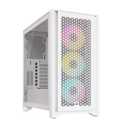 Corsair iCUE 4000D RGB AIRFLOW Mid-Tower ATX Casing White