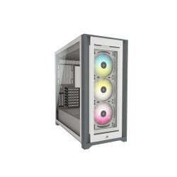Corsair iCUE 5000X RGB Tempered Glass Mid-Tower ATX PC Smart Case