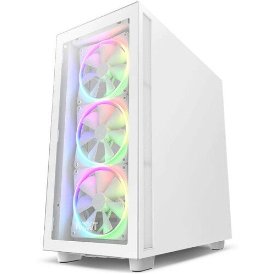 NZXT H7 Elite Premium Mid-Tower Casing White