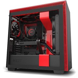 NZXT H710i Mid-Tower Black & Red Casing with Smart Device 2 NZXT H710i Mid-Tower Black & Red Casing with Smart Device 2