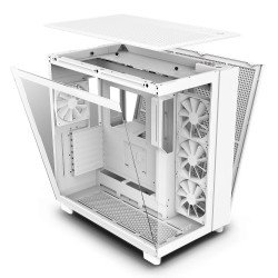 NZXT H9 Flow Dual-Chamber Mid-Tower Airflow Casing White NZXT H9 Flow Dual-Chamber Mid-Tower Airflow Casing White
