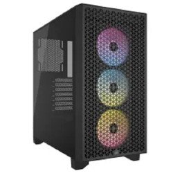 PC Power Flow Dark Mesh Mid Tower ATX Gaming Casing with Power Supply PC Power Flow Dark Mesh Mid Tower ATX Gaming Casing with Power Supply
