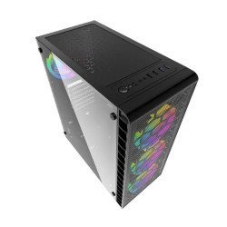 MaxGreen JX-188-11 Mid-Tower ARGB ATX Gaming Case