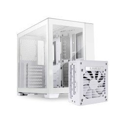 Lian Li O11D Mini-S O11 Dynamic MINI Snow White Mini-tower Gaming Case With PSU