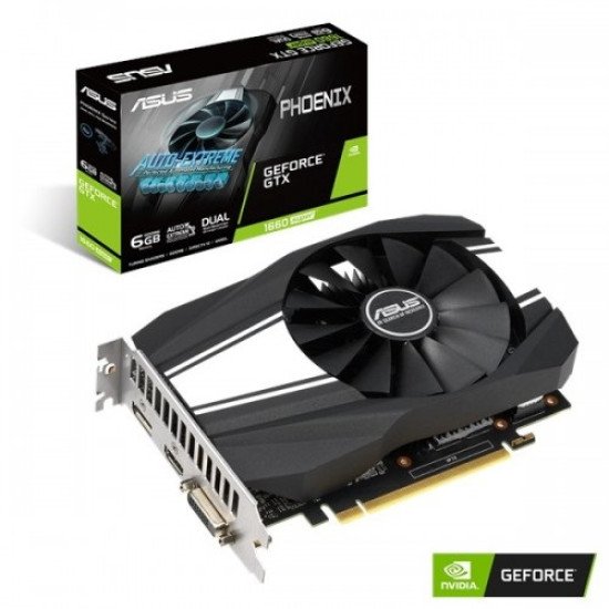 Asus Phoenix GeForce GTX 1660 Super 6GB GDDR6 Graphics Card Asus Phoenix GeForce GTX 1660 Super 6GB GDDR6 Graphics Card