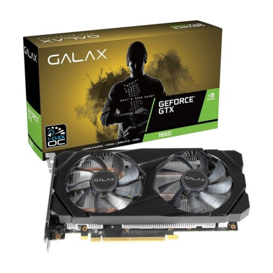 Galax GeForce GTX 1660 Super EX (1-Click OC) 6GB GDDR6 192-bit Graphics Card