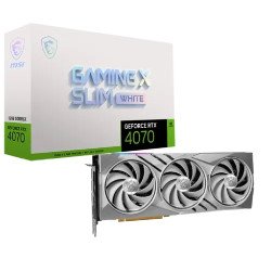 MSI GeForce RTX 4070 GAMING X SLIM WHITE 12G GDDR6X Graphics Card