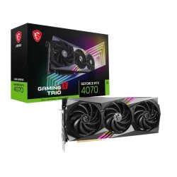 MSI GeForce RTX 4070 GAMING X TRIO 12GB GDDR6X Graphics Card MSI GeForce RTX 4070 GAMING X TRIO 12GB GDDR6X Graphics Card