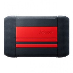 Apacer AC633 2TB USB 3.1 Gen 1 Red Military-Grade Shockproof Portable Hard Drive Apacer AC633 2TB USB 3.1 Gen 1 Red Military-Grade Shockproof Portable Hard Drive