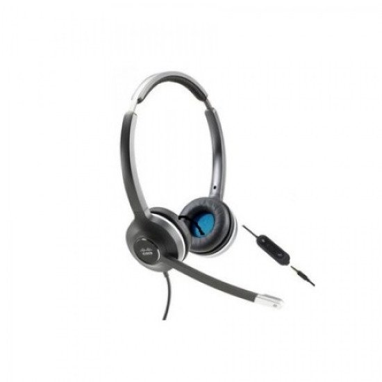 Cisco 522 Wired Dual 3.5mm Binaural Headset with USB-C Headset Adapter Cisco 522 Wired Dual 3.5mm Binaural Headset with USB-C Headset Adapter