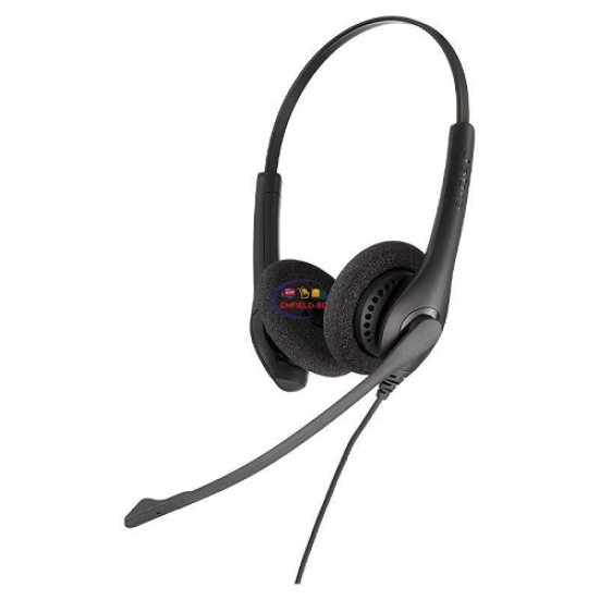 JABRA BIZ 1500 Duo (Dual Ear) USB Headphone Black