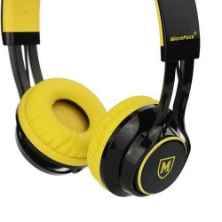 Micropack MHP-500 Stereo Headset With Detachable 4 Pin-Black & Yellow Micropack MHP-500 Stereo Headset With Detachable 4 Pin-Black & Yellow