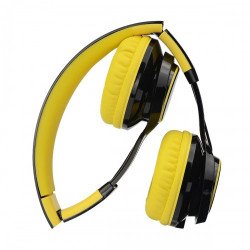 Micropack MHP-500 Stereo Headset With Detachable 4 Pin-Black & Yellow Micropack MHP-500 Stereo Headset With Detachable 4 Pin-Black & Yellow