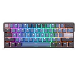 Royal Kludge RK61 Plus Tri Mode RGB 61 Keys Hotswappable Mechanical Red Switch Gaming Keyboard