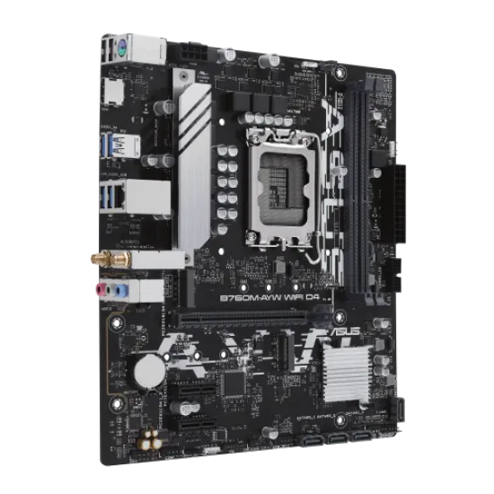 ASUS B760M-AYW WIFI D4 mATX Motherboard ASUS B760M-AYW WIFI D4 mATX Motherboard