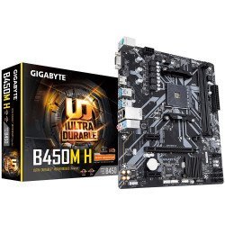 GIGABYTE B450M H AMD AM4 Micro-ATX Motherboard GIGABYTE B450M H AMD AM4 Micro-ATX Motherboard
