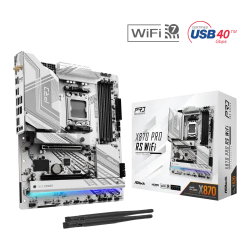 ASRock X870 Pro RS WiFi AM5 DDR5 ATX Motherboard ASRock X870 Pro RS WiFi AM5 DDR5 ATX Motherboard
