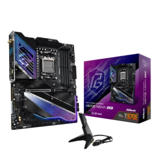 ASRock X870E Nova WiFi AM5 DDR5 ATX Motherboard ASRock X870E Nova WiFi AM5 DDR5 ATX Motherboard