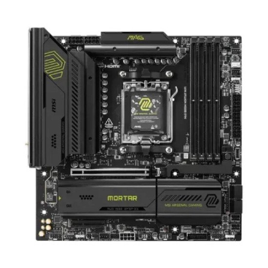 MSI MAG B850M MORTAR WIFI AM5 mATX Motherboard MSI MAG B850M MORTAR WIFI AM5 mATX Motherboard