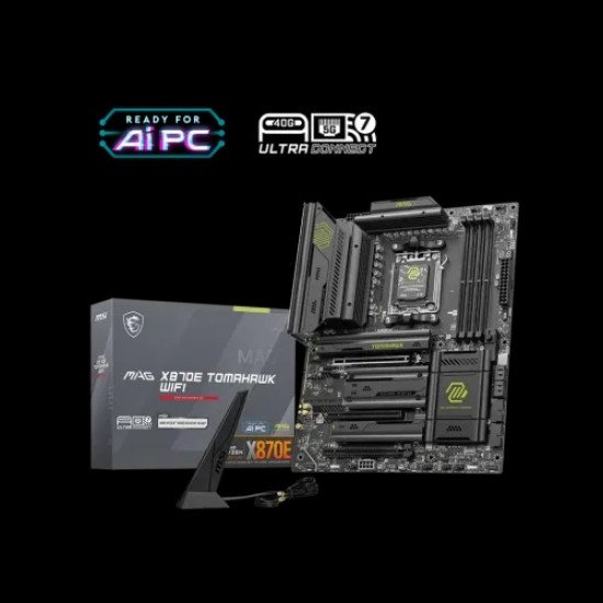 MSI MAG X870E TOMAHAWK WIFI AM5 ATX Motherboard MSI MAG X870E TOMAHAWK WIFI AM5 ATX Motherboard