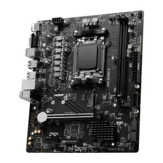 MSI PRO B650M-E AM5 mATX Motherboard MSI PRO B650M-E AM5 mATX Motherboard