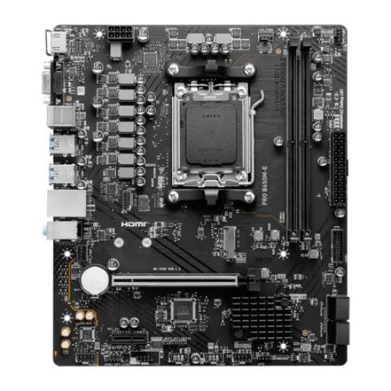 MSI PRO B650M-E AM5 mATX Motherboard MSI PRO B650M-E AM5 mATX Motherboard