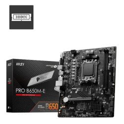 MSI PRO B650M-E AM5 mATX Motherboard MSI PRO B650M-E AM5 mATX Motherboard