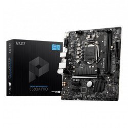 MSI B560M PRO 10th and 11th Gen Micro ATX Motherboard MSI B560M PRO 10th and 11th Gen Micro ATX Motherboard