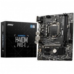 MSI H410M PRO-E Intel 10th Gen Micro-ATX Motherboard MSI H410M PRO-E Intel 10th Gen Micro-ATX Motherboard