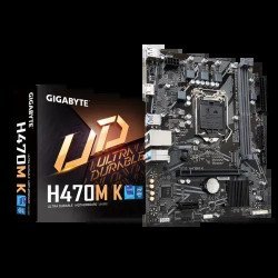 GIGABYTE H470M K DDR4 Intel 10th and 11th Gen Micro ATX Motherboard GIGABYTE H470M K DDR4 Intel 10th and 11th Gen Micro ATX Motherboard