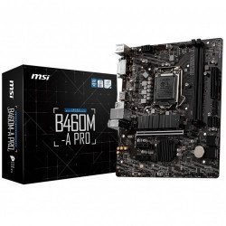 MSI Intel B460M-A Pro 10th Gen Intel Motherboard MSI Intel B460M-A Pro 10th Gen Intel Motherboard