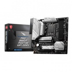 MSI MAG B660M MORTAR WIFI DDR4 Micro-ATX Motherboard MSI MAG B660M MORTAR WIFI DDR4 Micro-ATX Motherboard