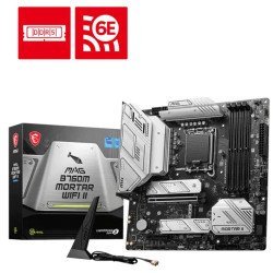 MSI MAG B760M MORTAR WIFI II DDR5 mATX Motherboard MSI MAG B760M MORTAR WIFI II DDR5 mATX Motherboard