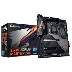 GIGABYTE Z590 Aorus Master Intel 10th and 11th Gen ATX Motherboard GIGABYTE Z590 Aorus Master Intel 10th and 11th Gen ATX Motherboard
