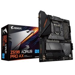 GIGABYTE Z590 AORUS PRO AX Intel 10th and 11th Gen ATX Motherboard GIGABYTE Z590 AORUS PRO AX Intel 10th and 11th Gen ATX Motherboard