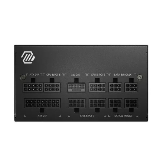 MSI MAG A750GL PCIE5 750W 80 Plus Gold Full Modular Power Supply MSI MAG A750GL PCIE5 750W 80 Plus Gold Full Modular Power Supply