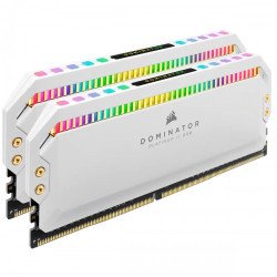 Corsair DOMINATOR PLATINUM RGB 16GB (2x8GB) DDR4 3200MHz C16 RAM Kit White Corsair DOMINATOR PLATINUM RGB 16GB (2x8GB) DDR4 3200MHz C16 RAM Kit White