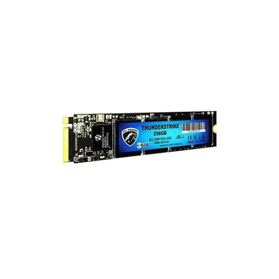 Pc Power Thunderstriker 256GB PCIe Gen3x4 NVMe M.2 Internal SSD Pc Power Thunderstriker 256GB PCIe Gen3x4 NVMe M.2 Internal SSD