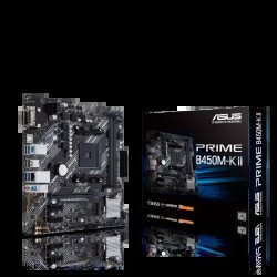 Asus PRIME B450M-K II DDR4 AMD AM4 micro ATX Motherboard (China Version)