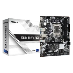 ASRock B760M-HDV M.2 D4 13th and 12th Gen Micro ATX Motherboard