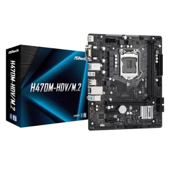 ASROCK H470M-HDV/M.2 10TH GEN MICRO ATX MOTHERBOARD